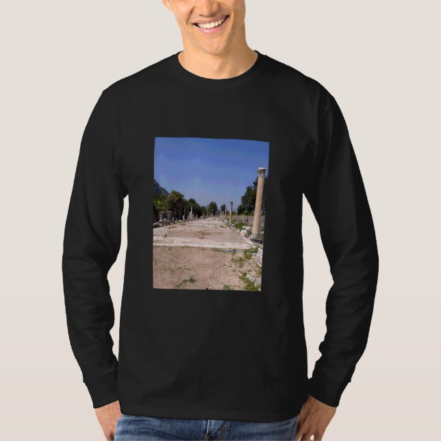 Harbour Street Arcadian Avenue Ephesus Turkiye 1 T T-Shirt (Front)