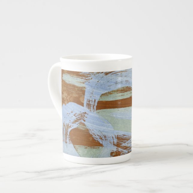 Harbour Sunset Bone China Mug (Front Left)