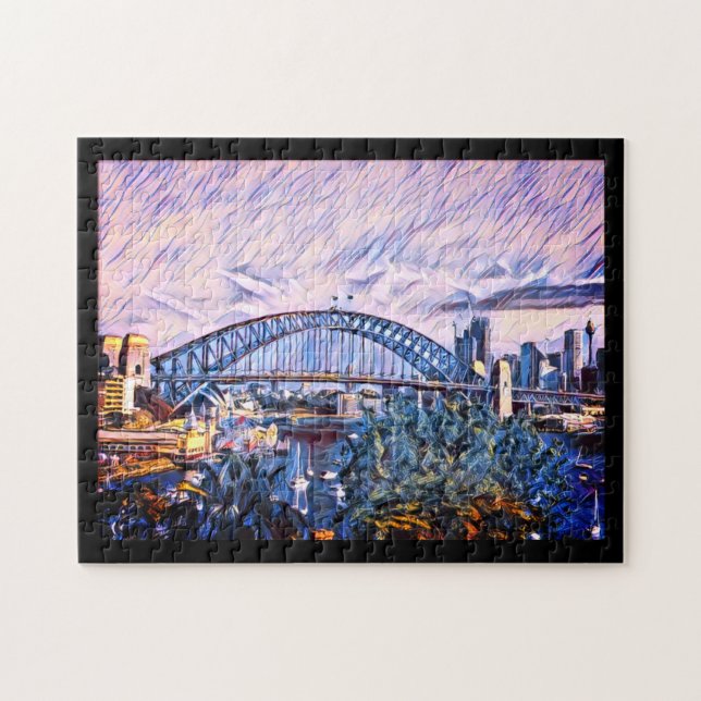 harbour sydney bridge jigsaw puzzle (Horizontal)