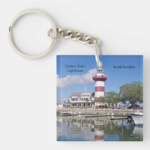 Harbour Town Lighthouse acrylic keychain