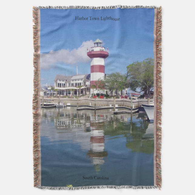 Harbour Town Lighthouse blanket (Front Vertical)