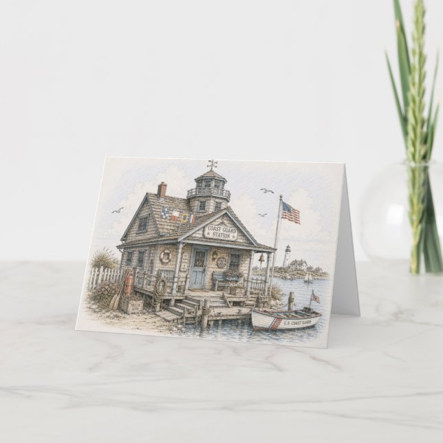 Harbour Village Coast Guard Station Card (Front)