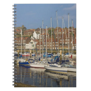 Harbour, Whitby, North Yorkshire, England Spiral Notebook