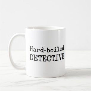 hard-boiled detective coffee mug