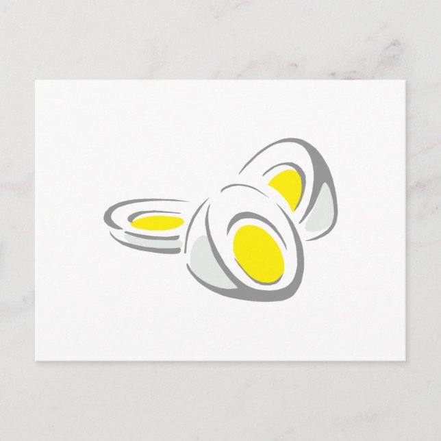 Hard Boiled Eggs Postcard (Front)