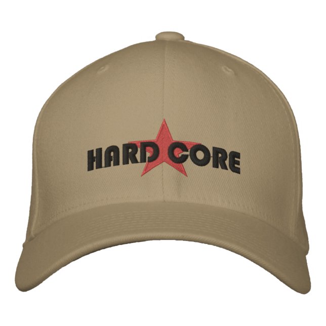HARD CORE EMBROIDERED HAT (Front)