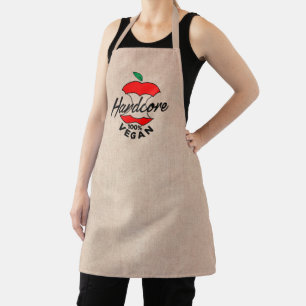 Hard Core Vegan, Apple Core Vegan, Hardcore Vegan Apron