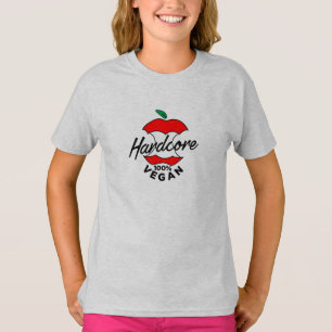 Hard Core Vegan, Apple Core Vegan, Hardcore Vegan  T-Shirt