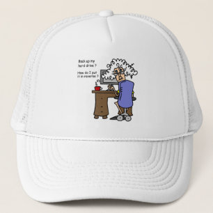 Hard Drive Back Up Humourous Trucker Hat