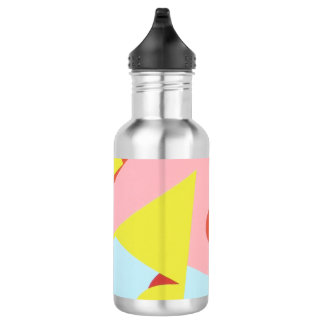 Hard-Edged Pastel Water Bottle