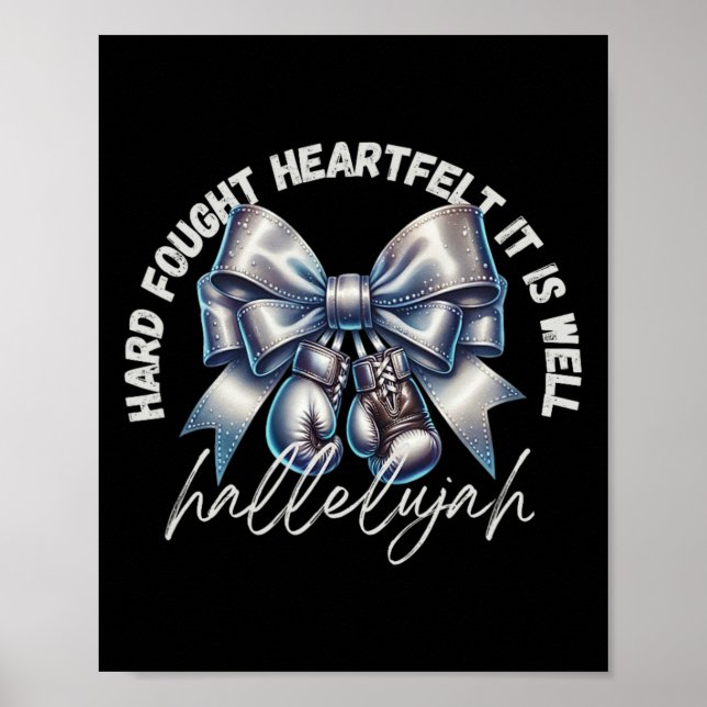 Hard-fought  poster (Front)