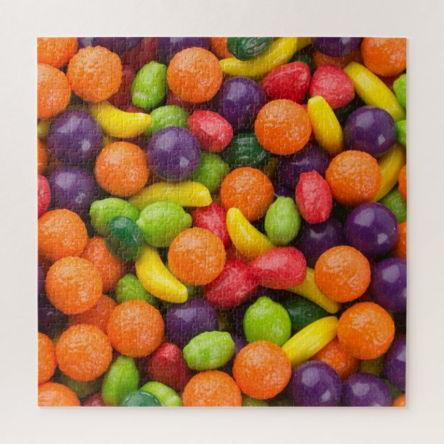 Hard Fruit Candy Coloful Confectionery Jigsaw Puzzle (Vertical)