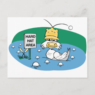 Hard Hat Area Postcard