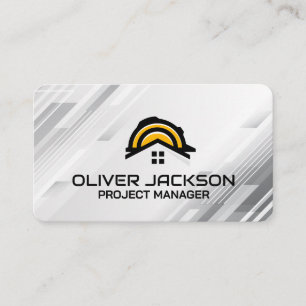 Hard Hat Construction Builder Engineer Business Card