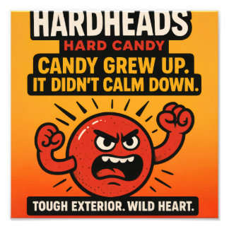 HARD HEAD  PHOTO PRINT