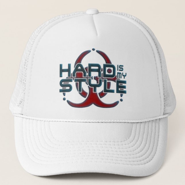 Hard Is My Style 3D | hardstyle music Trucker Hat (Front)