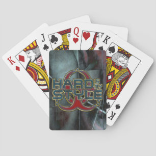 HARD is my STYLE + your background colour Playing Cards