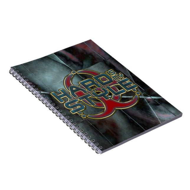 HARD is my STYLE + your background image Notebook (Right Side)