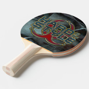 HARD is my STYLE + your background image Ping Pong Paddle
