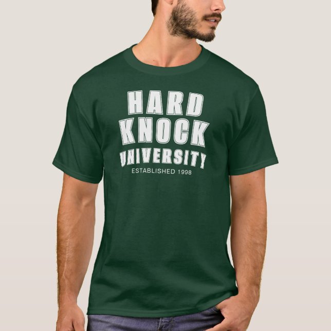 HARD KNOCK UNIVERSITY  T-Shirt (Front)