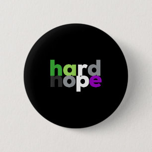 Hard Nope Aroace Pride Lgbtq, Lgbt Aro Ace Aromant 6 Cm Round Badge