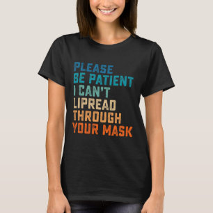 Hard Of Hearing ASL Sign Hearing Impaired Deaf Awa T-Shirt