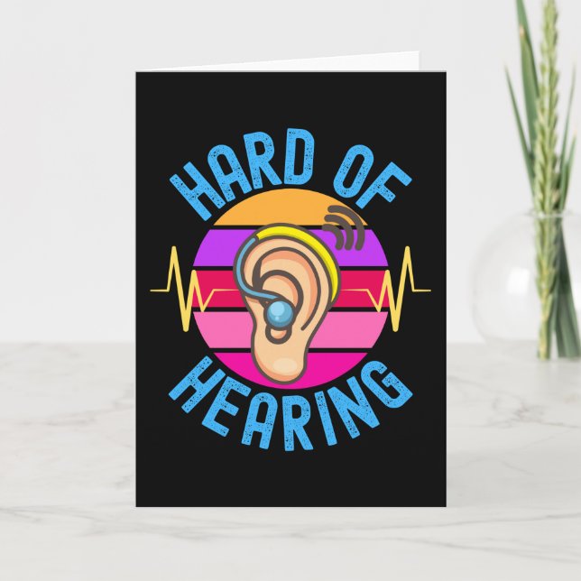 Hard Of Hearing Card (Front)