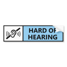 Hard of Hearing Deaf Driver Disability Car
