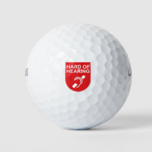 Hard of Hearing Golf Balls
