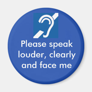 Hard of Hearing Magnet