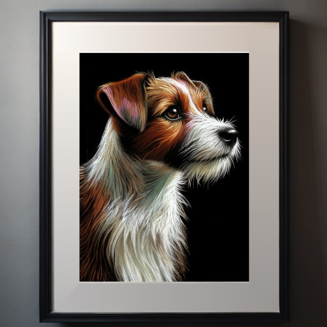 Hard Pastel Drawing Terrier Poster (Creator Uploaded)