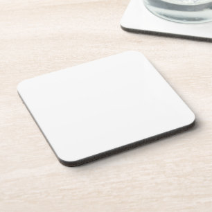 Hard plastic coaster