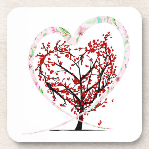 Hard plastic coaster