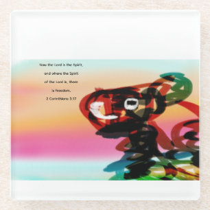 Hard plastic coaster