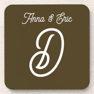 Hard plastic coaster