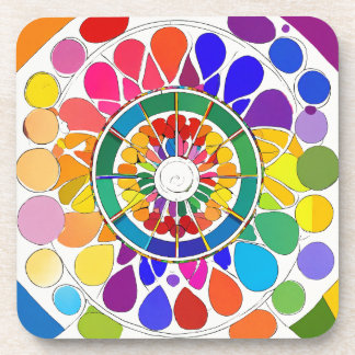 Hard plastic coaster