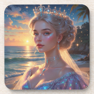 Hard plastic coaster