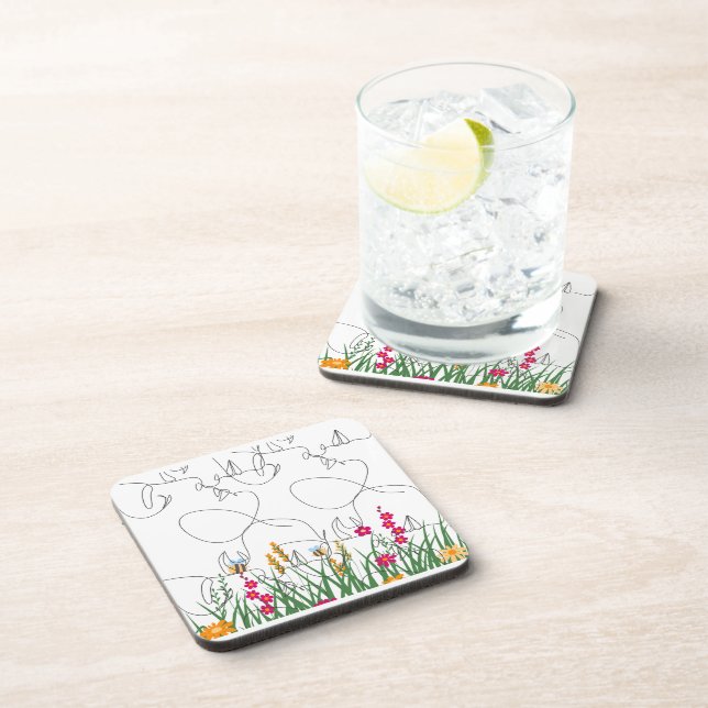 Hard plastic coaster (Right Side)