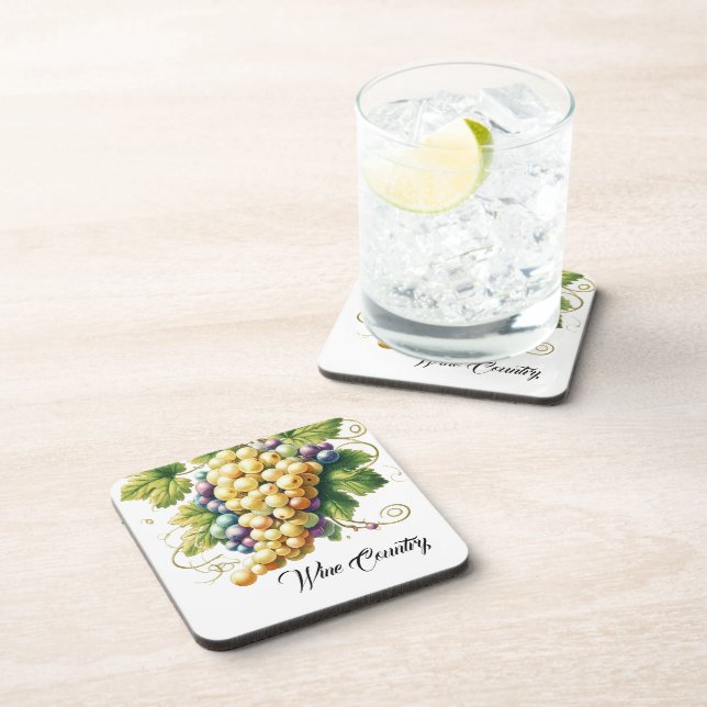Hard Plastic Coaster (Right Side)