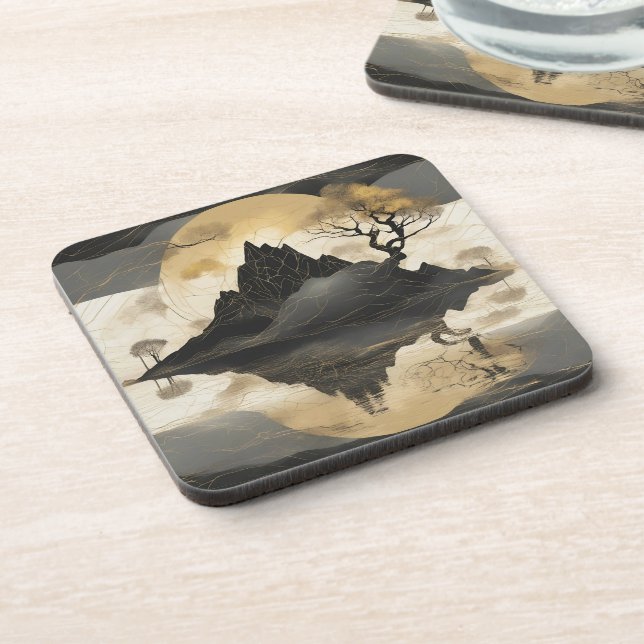 Hard plastic coaster (Left Side)