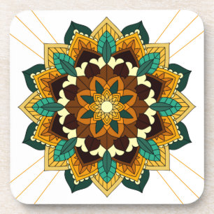 Hard plastic coaster