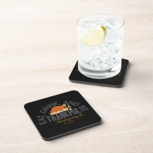 Hard plastic coaster