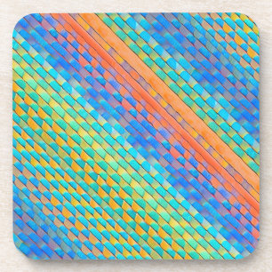 Hard plastic coaster