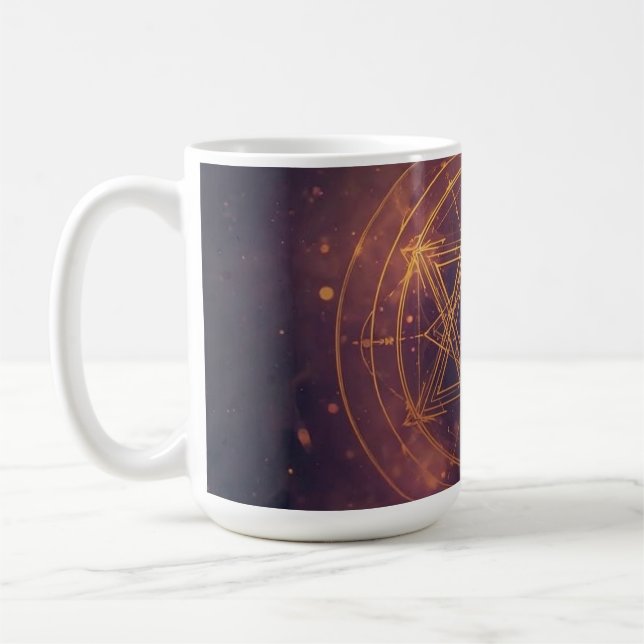 Hard plastic coaster coffee mug (Left)
