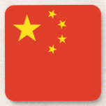 Hard plastic coaster with flag of China<br><div class="desc">Add a touch of Chinese pride to your home décor with our exclusive hard plastic coaster featuring the flag of China! Crafted with meticulous attention to detail, this coaster is more than just a functional item; it’s a celebration of your love for China and a stylish way to express your...</div>