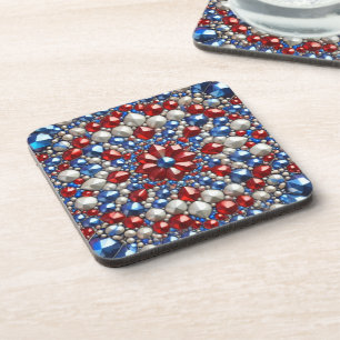 Hard plastic coaster with Netherlands Colours
