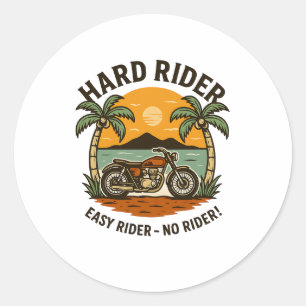 Hard Rider Summer Classic Round Sticker