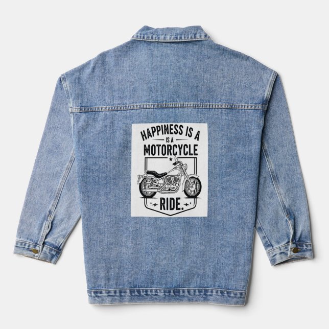 Hard Rider Summer Denim Jacket (Back)