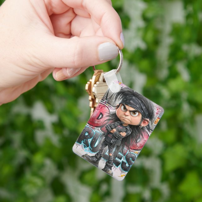 Hard Rock Metal Dad Key Ring (Hand)