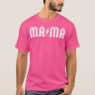 Hard Rock Mum - Mama Lightning Bolt T-Shirt